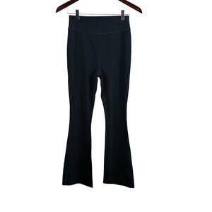 T by Talbots Pull on Pants Women's Size XS‎ Flare Leg Ribbed Black